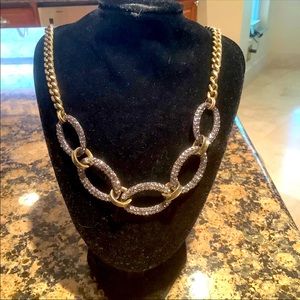 Loft Oval Rhinestone Necklace